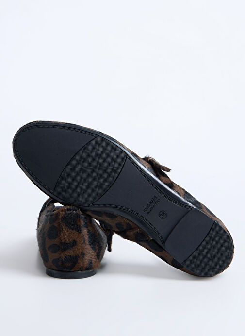 Ted Baker Kahverengi Kadın Deri Babet - Görsel 5