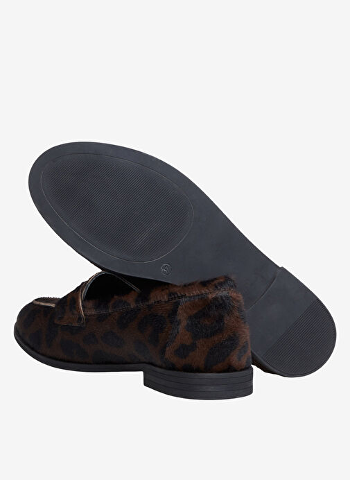 Ted Baker Ted Baker Deri Kahverengi Kadın Loafer Z9936