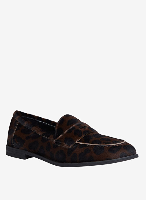 Ted Baker Ted Baker Deri Kahverengi Kadın Loafer Z9936