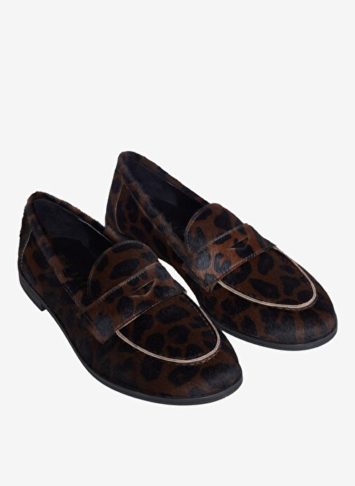 Ted Baker Ted Baker Deri Kahverengi Kadın Loafer Z9936