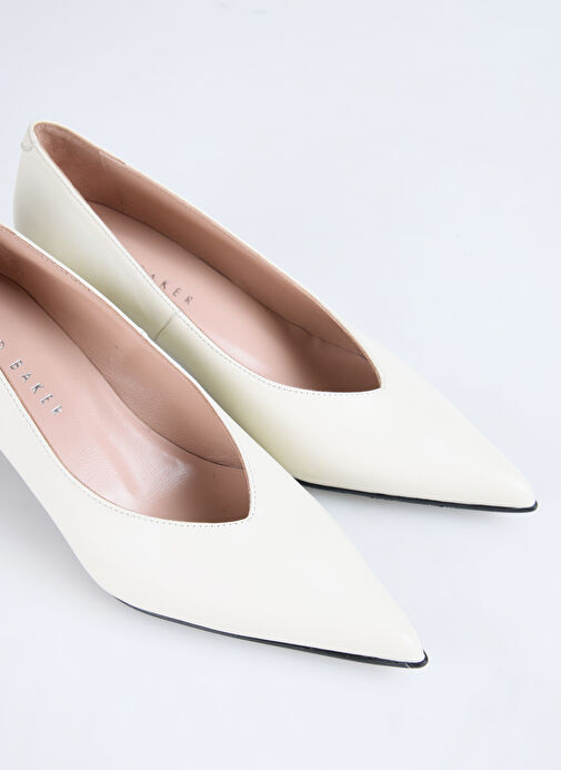 Ted Baker Bej Kadın Deri Stiletto 3979 - Görsel 6