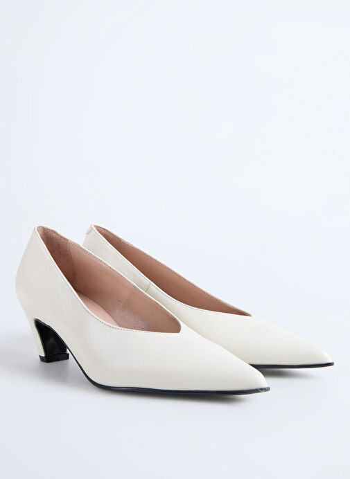 Ted Baker Bej Kadın Deri Stiletto 3979 - Görsel 3