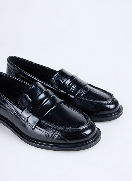 Ted Baker Siyah Kadın Deri Loafer Z10132 - Görsel 6