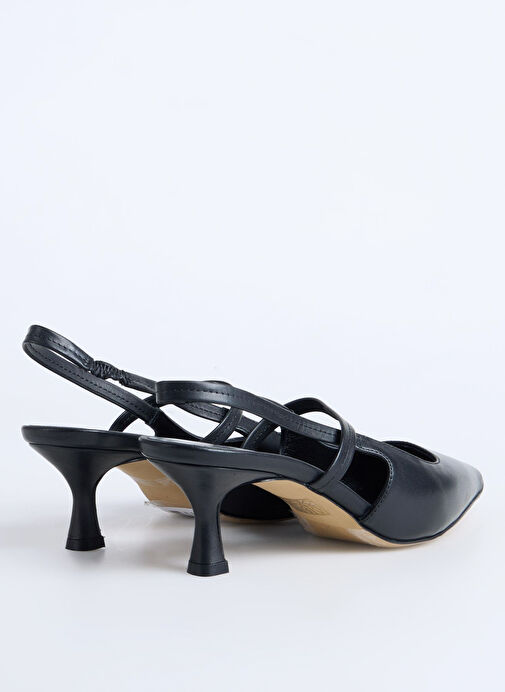 Ted Baker Siyah Kadın Deri Stiletto 3968 - Görsel 4