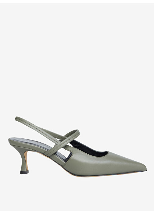 Ted Baker Haki Kadın Deri Stiletto 3968 - Görsel 2