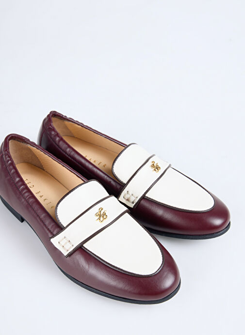 Ted Baker Bej Kadın Deri Loafer Z10122 - Görsel 6
