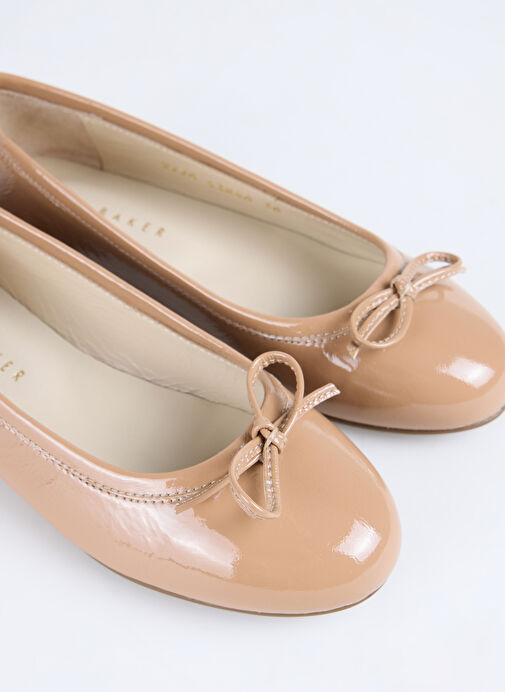 Ted Baker Kahverengi Kadın Deri Babet - Görsel 6