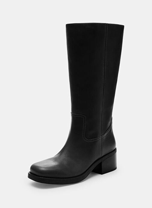 Coach Siyah Kadın Deri Çizme CCH81BLK - Görsel 4
