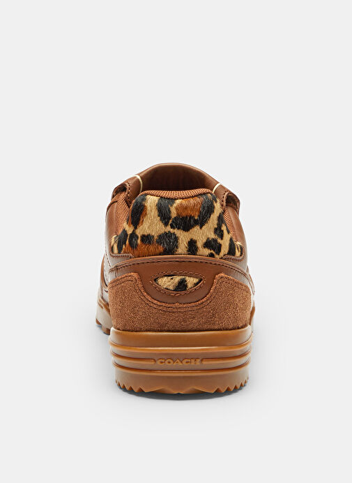 Coach Kahverengi Kadın Deri Sneaker CCI43YGC - Görsel 6