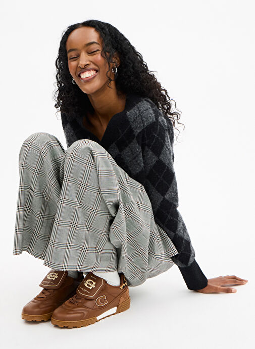 Coach Kahverengi Kadın Deri Sneaker CCI43YGC - Görsel 8