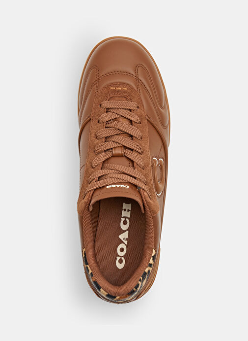 Coach Kahverengi Kadın Deri Sneaker CCI43YGC - Görsel 5