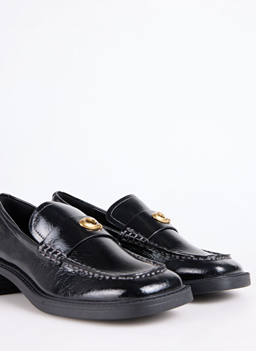 Coach Siyah Kadın Deri Loafer CCH83BLK - Görsel 6