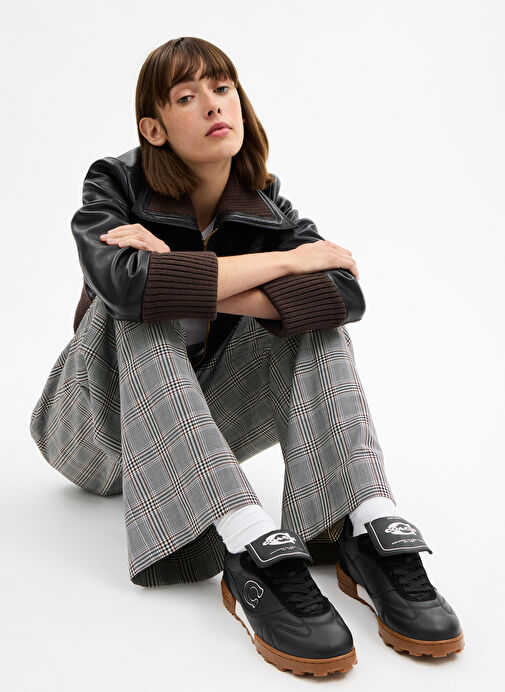 Coach Siyah Kadın Deri Sneaker CCI42BLK - Görsel 8