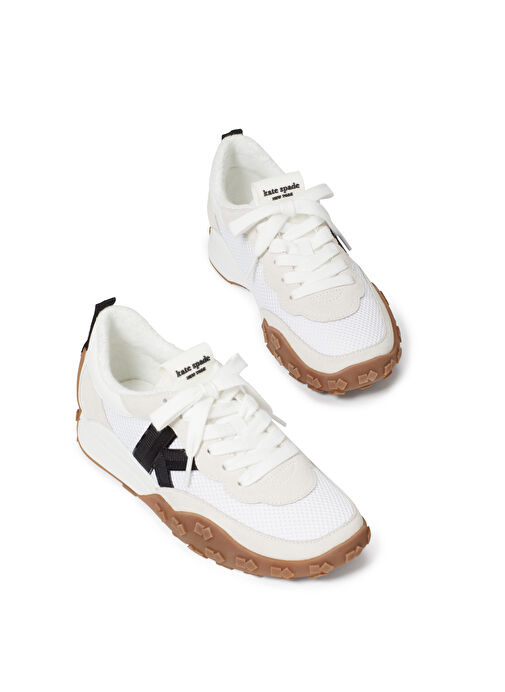 Kate Spade Beyaz Kadın Deri Sneaker KG690UY9 - Görsel 3
