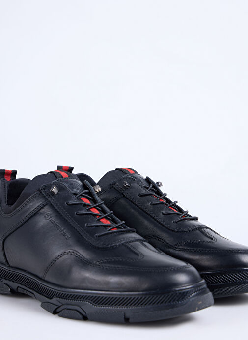 Hammer Jack Siyah Erkek Deri Günlük Ayakkabı MARSILYA M AYAKKABI - Görsel 6