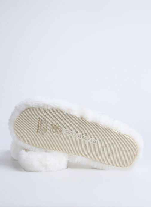 KARL LAGERFELD Beyaz Kadın Terlik KL80674WF1 - Görsel 5