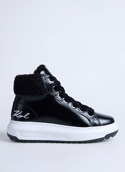 KARL LAGERFELD Siyah Kadın Deri Bot KL67555100 - Görsel 2