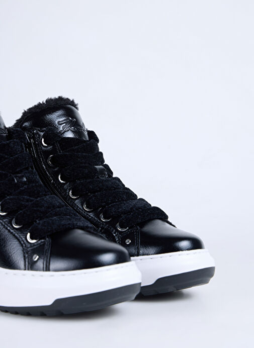 KARL LAGERFELD Siyah Kadın Deri Bot KL67555100 - Görsel 6