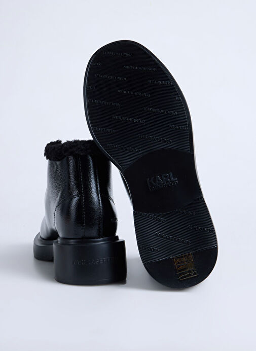 KARL LAGERFELD Siyah Kadın Deri Bot KL41235100 - Görsel 5
