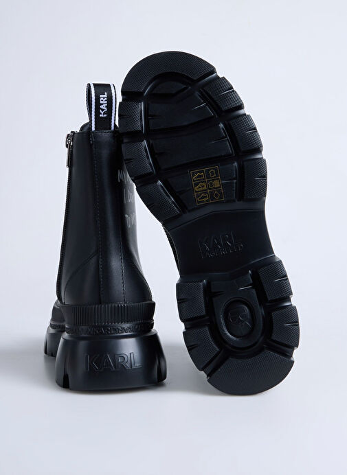KARL LAGERFELD Siyah Kadın Deri Bot KL43553000 - Görsel 5
