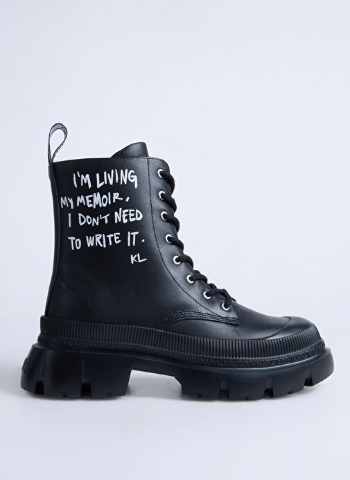 KARL LAGERFELD Siyah Kadın Deri Bot KL43553000 - Görsel 2