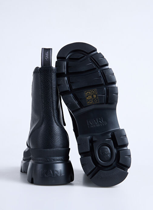 KARL LAGERFELD Siyah Kadın Deri Bot KL43566100 - Görsel 5