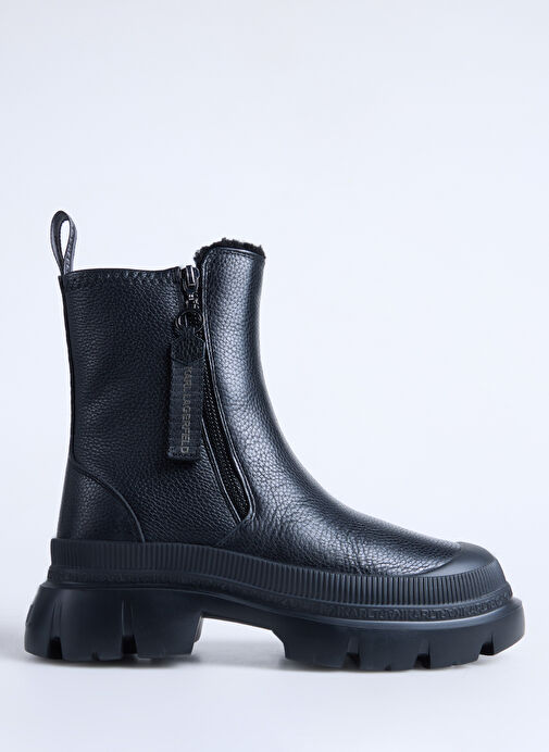 KARL LAGERFELD Siyah Kadın Deri Bot KL43566100 - Görsel 2