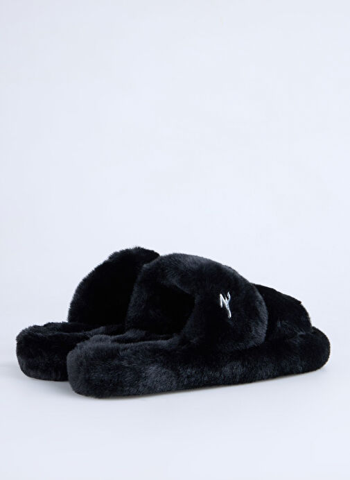 KARL LAGERFELD Siyah Kadın Terlik KL80674WF0 - Görsel 4