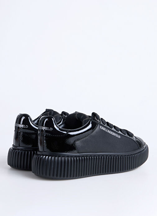 KARL LAGERFELD Siyah Kadın Deri Sneaker KL6622000X - Görsel 4