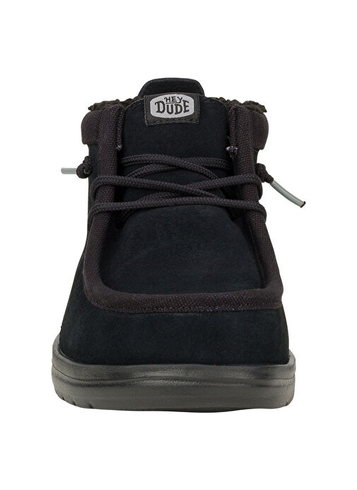 Hey Dude Siyah Erkek Süet Bot Wally Mid GripR Warmth - Görsel 4