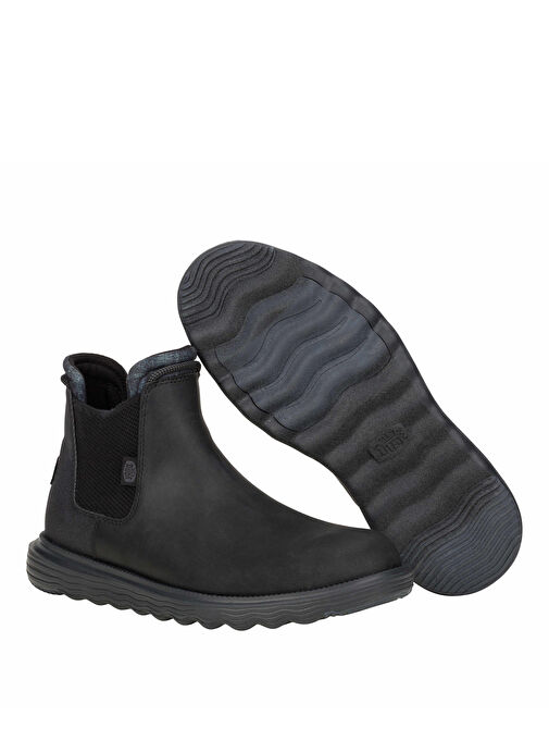 Hey Dude Siyah Erkek Deri Bot Branson Classic - Görsel 4