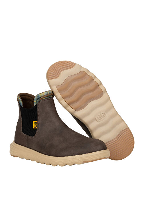 Hey Dude Kahverengi Erkek Deri Bot Branson Classic - Görsel 4