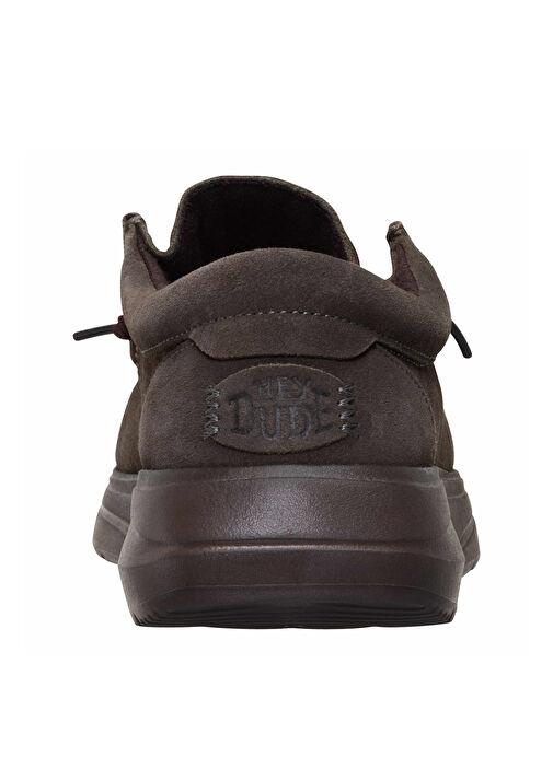 Hey Dude Kahverengi Erkek Süet Günlük Ayakkabı Wally COMF Suede - Görsel 6