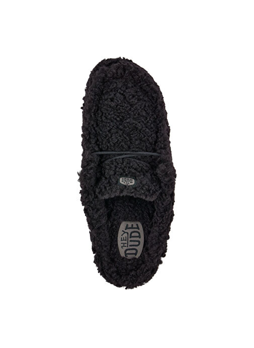 Hey Dude Siyah Erkek Yün Günlük Ayakkabı Wally Slipper - Görsel 5