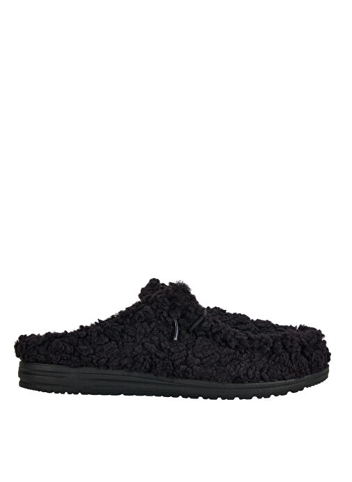 Hey Dude Siyah Erkek Yün Günlük Ayakkabı Wally Slipper - Görsel 2