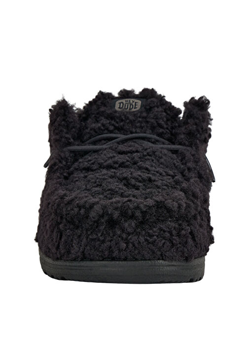 Hey Dude Siyah Erkek Yün Günlük Ayakkabı Wally Slipper - Görsel 6
