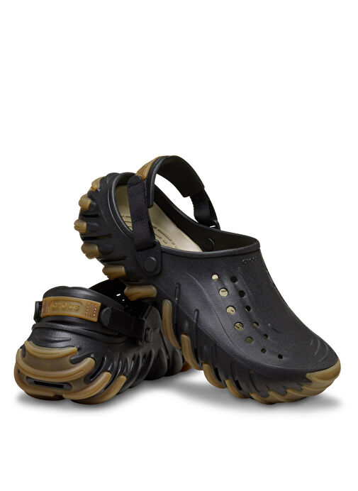 Crocs Siyah Erkek Terlik Echo Gum RO Clog - Görsel 5