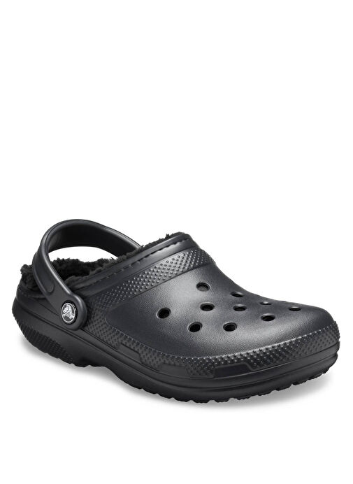 Crocs Siyah Erkek Terlik Classic Lined Clog - Görsel 3