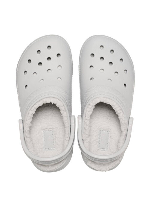 Crocs Gri Erkek Terlik Classic Lined Clog - Görsel 4