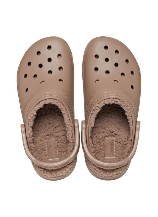 Crocs Kahverengi Erkek Terlik Classic Lined Clog - Görsel 4