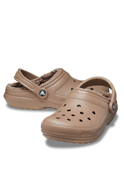 Crocs Kahverengi Erkek Terlik Classic Lined Clog - Görsel 5