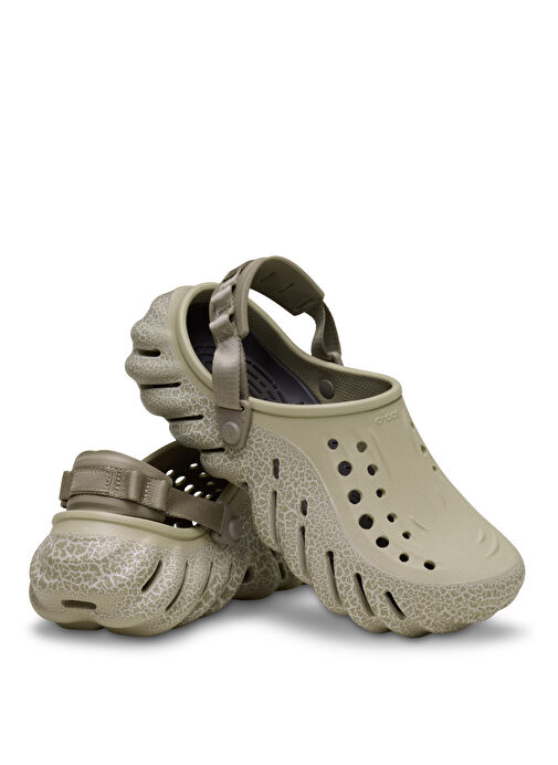 Crocs Bej Erkek Terlik Echo Crackle Clog - Görsel 5