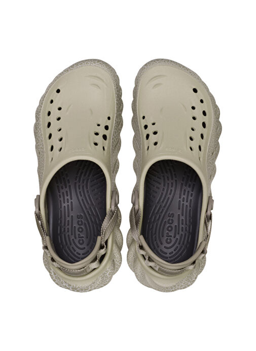 Crocs Bej Erkek Terlik Echo Crackle Clog - Görsel 4