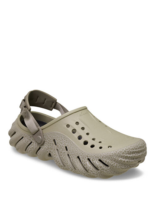 Crocs Bej Erkek Terlik Echo Crackle Clog - Görsel 3