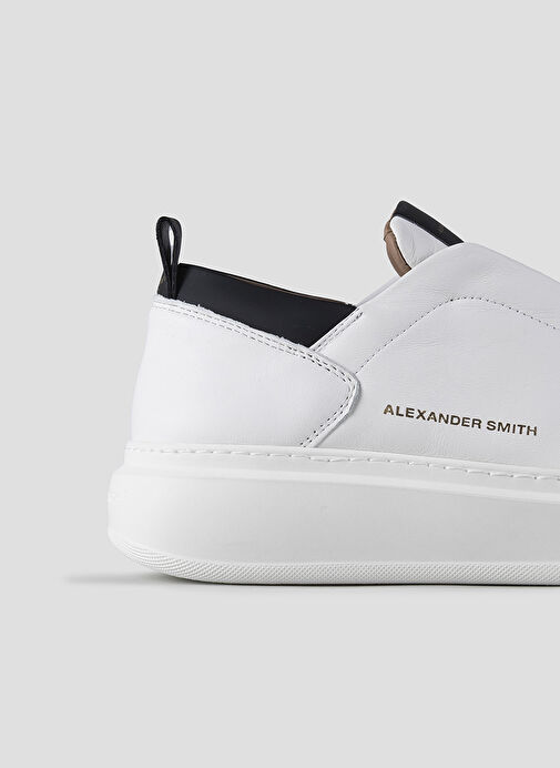 Alexander Smith Beyaz Erkek Sneaker WEMBLEY SLIP-ON - Görsel 5