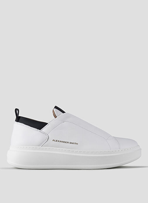 Alexander Smith Beyaz Erkek Sneaker WEMBLEY SLIP-ON - Görsel 2