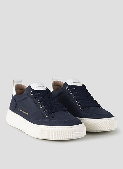 Alexander Smith Lacivert Erkek Deri Sneaker BOND - Görsel 3