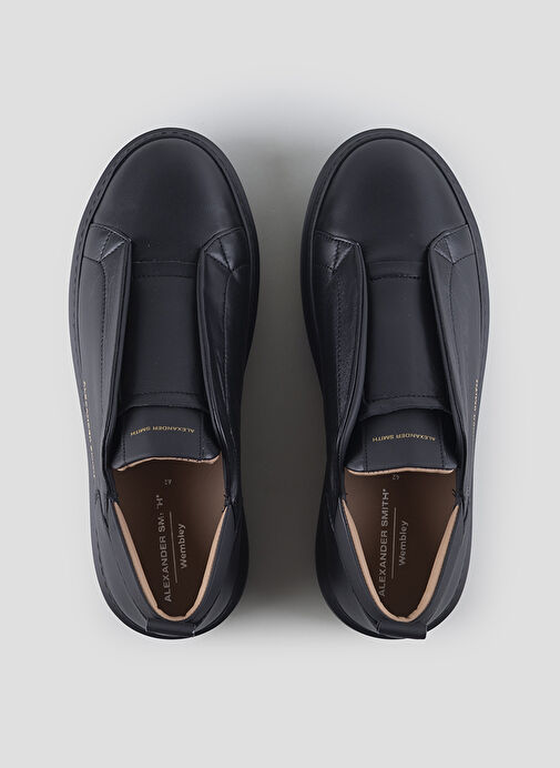 Alexander Smith Siyah Erkek Sneaker WEMBLEY SLIP-ON - Görsel 4