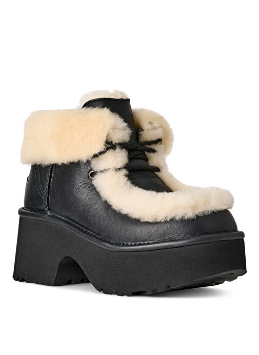 Ugg Siyah Kadın Deri Bot Esmee Leather Lace Up1176110 - Görsel 3