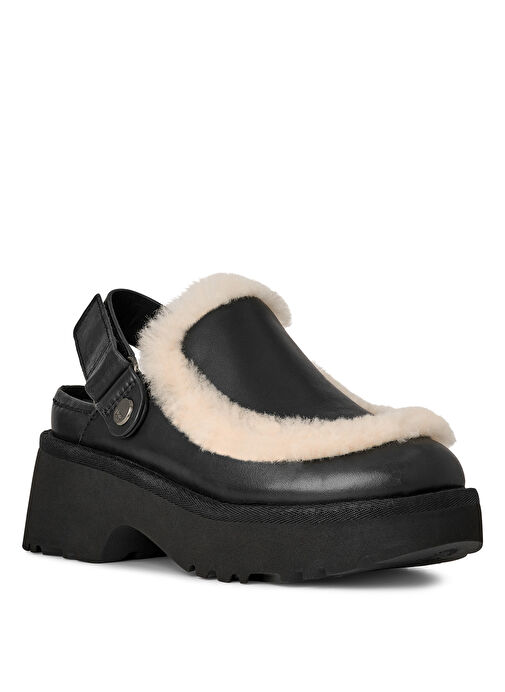Ugg Siyah Kadın Deri Terlik ESMEE LEATHER CLOG 1171507 - Görsel 3